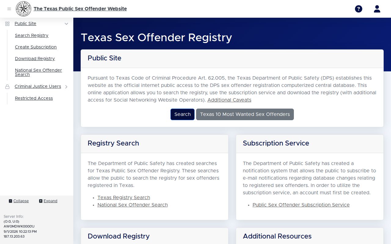 Saginaw resident lookup Texas public sex offender registry search